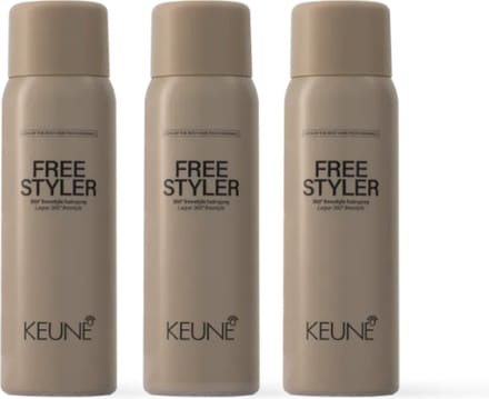 3 stuks - Keune - Freestyler - Freestyle Spray 75 ml