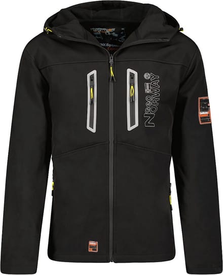 Geographical Norway Softshell Jas Heren Trevar Zwart - S