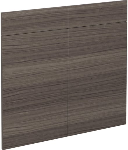 Vicco R-Line Keukenfront – 79.2 x 70.8 cm meubelfront voor de onderkast met lades Edel grijs