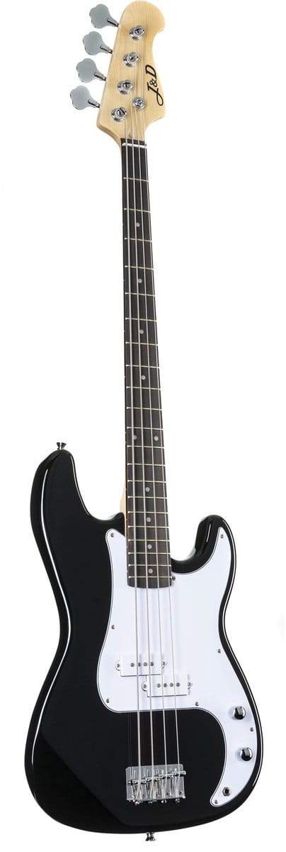 J & D PB II Black - Elektrische basgitaar