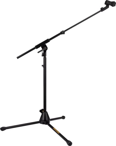 HERCULES Stands HCMS-520BPRO microfoonstandaard, PRO-serie 67,9 cm, telescopische arm, driepoot, drums, versterkers