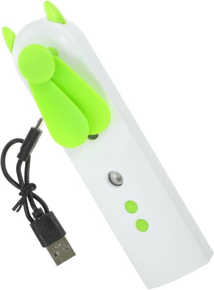 VHV - Spray ventilator - USB mini ventilator met nevel - USB oplaadbaar - met sprayfunctie - voor terras, reis, bureau, camping