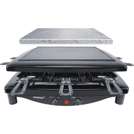 Steba RC4Plus - Steengrill - Gourmetset - 8 personen - 29 x29 cm - made in Germany