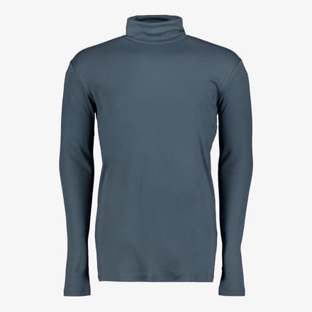 Mountain Peak heren thermoshirt met rollneck blauw - Maat M