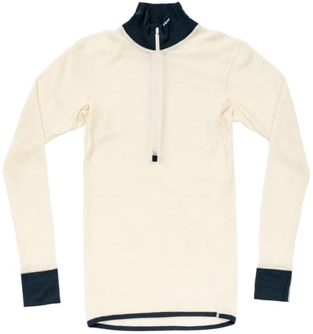 Devold Of Norway Wool Mesh 190 Half Rits Lange Mouw T-shirt Beige M Man