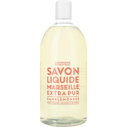 Savon de Marseille vloeibare handzeep Extra Pur Pamplemousse 1 liter navulling