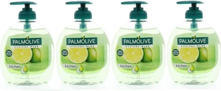 Palmolive Vloeibare Handzeep Hygiëne Plus Kitchen - 4 x 300 ml Voordeelverpakking