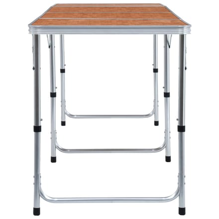 vidaXL - Campingtafel - inklapbaar - 240x60 - cm - aluminium