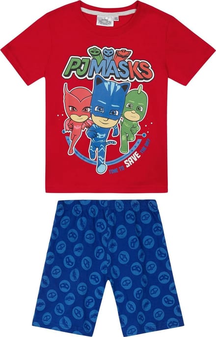 PJ-Masks Pyjama met korte mouw - rood - Maat 98