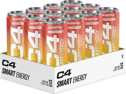C4 Smart Energy - 12x 330 ml - Red Berry Yurst