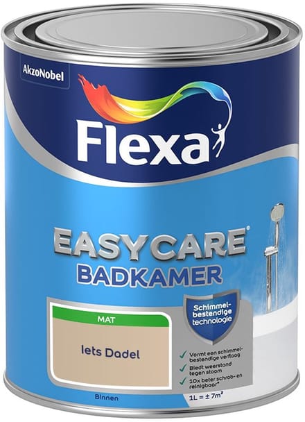 Flexa - Easycare Badkamer - Iets Dadel - Mengverf - 1 L