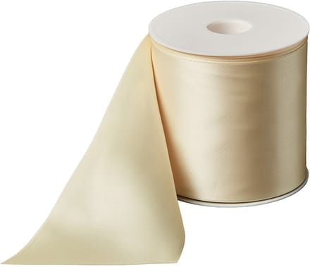 Rouwlint / sjerp 100 MM luxe polyester kleur sekt (15) rol 25 meter