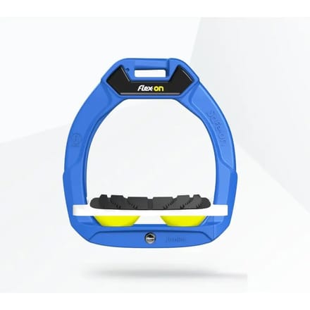 Veiligheidseindelen voor het rijden Scheve Grip Blauw/Wit/Geel kind Flex-On Safe-On
