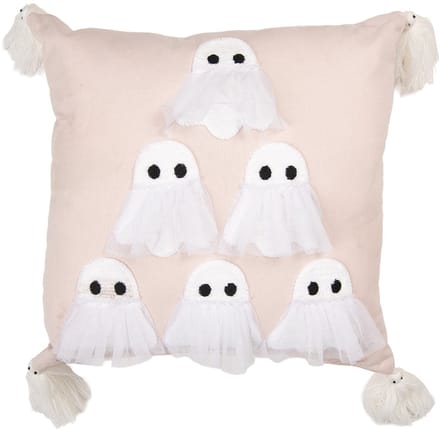 Clayre & Eef Sierkussen Overig 40x40 cm Roze Polyester Herfst decoratie