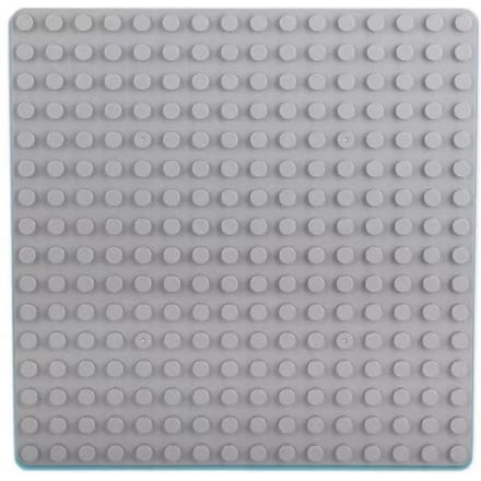 Plaque de base pour grands blocs de construction, compatible avec les murs de blocs de construction de maternelle, puzzle à petites pièces 25*25cm