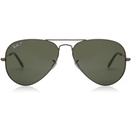 Ray-Ban RB3025 004/58 - Aviator (Classic) - zonnebril - Staalgrijs/Groen Klassiek G-15 - Polarized - 58mm