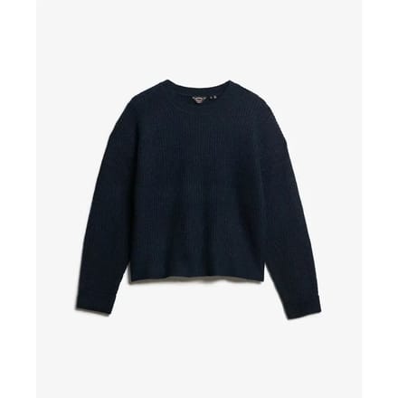 Superdry - Geborstelde trui met ronde hals - Dames - Sweaters
