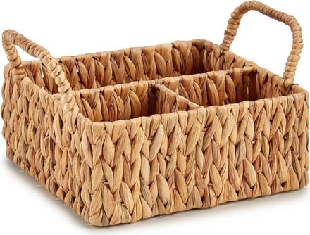 Multi-Functionele Organiser 20,5 x 16 x 31 cm Metaal Bruin Waterhyacint