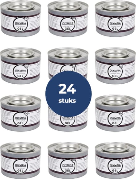 Olympia Brandpasta Gel in blikjes a 200 gram (24 stuks)