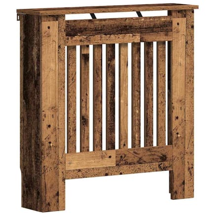 Radiatorafdekking Vintage Houtlook 78 x 19 x 81,5 cm Bewerkt Hout
