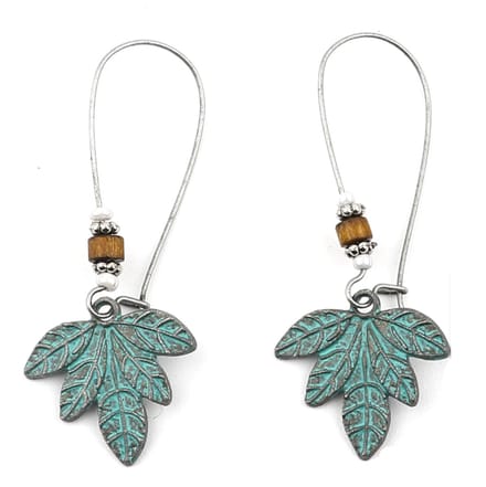 Jomide Oorhangers Vintage Veer - Turquoise