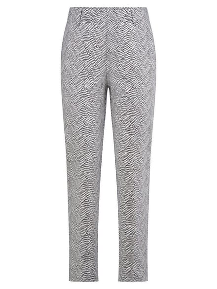 Slim Fit 7/8-broek Van Peter Hahn wit