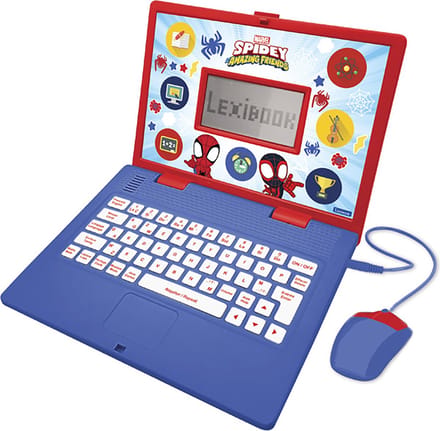 Ordinateur portable éducatif bilingue Spidey and His Amanzing Friends (FR/EN)
