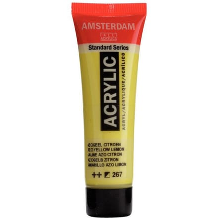 Verf - Acryl - 267 - Azo geel citroen - Amsterdam - 20ml