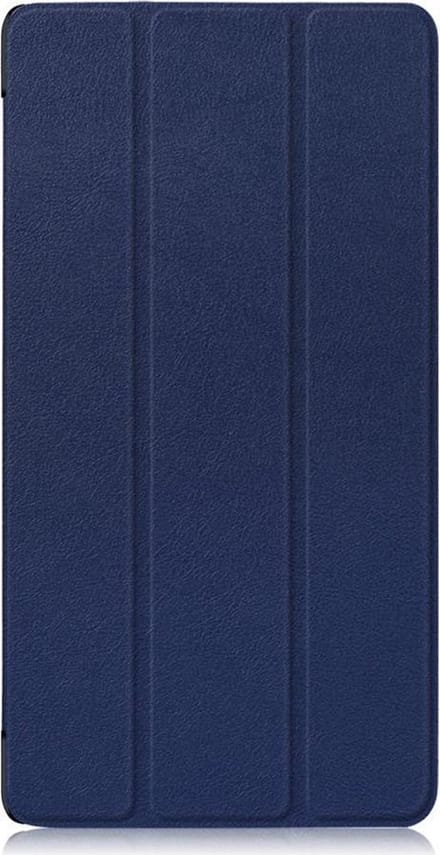 Shop4 - Geschikt voor Lenovo Tab 4 7 Essential Hoes - Smart Book Case Donker Blauw