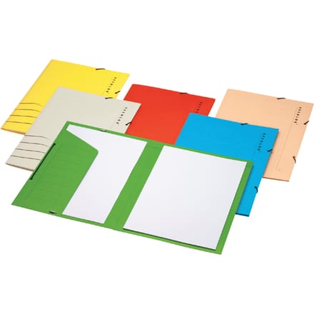 Elastomap Secolor Folio 100% gerecycled karton 250 gr Rood