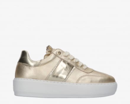 Tango aubree sneakers dames platino gold leer
