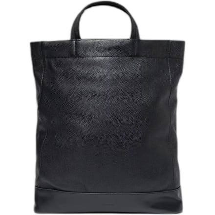 Rugzak Sandqvist Leather 2-Way Tote Bag Black