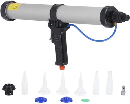 Dailygoods - Pneumatisch Kitpistool met 6 Mondstukken