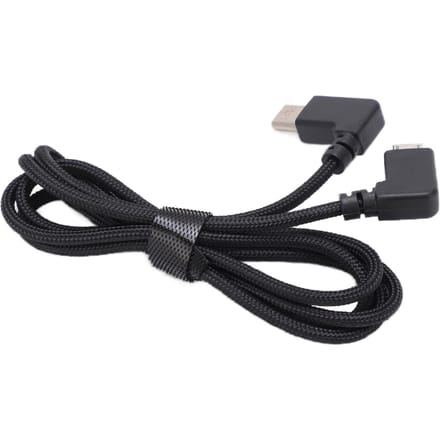FPV Goggles Stroomkabel Duurzaam Lichtgewicht Draagbaar Patchkabel voor Vliegbrillen Android black