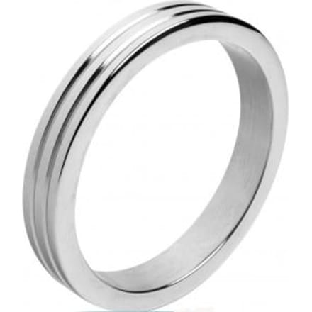 Metalen Geribbelde Cockring