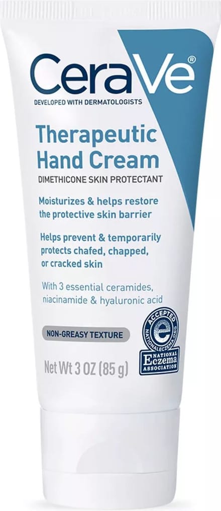 CeraVe Therapeutic Hand Cream for Dry Cracked Hands Unscented - 85g