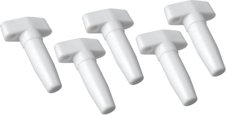 Ventieldopjes Set - Luchtbed Onderdelen - Lucht Dicht Houden - Voorkomt Luchtlekkage - 38 mm Lengte - Wit