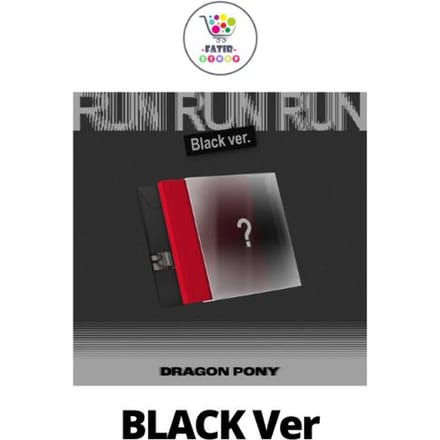 Dragon Pony 3e EP Album RUN RUN RUN No POB BLACK Ver