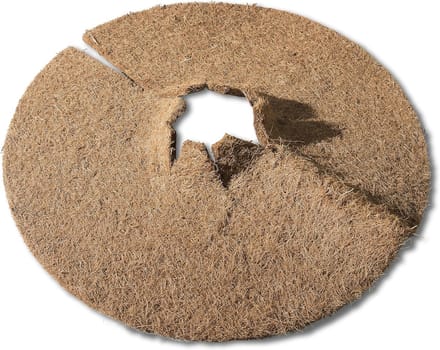 Kokosmulchschijf 37 cm - Winterbescherming voor Planten & Bomen