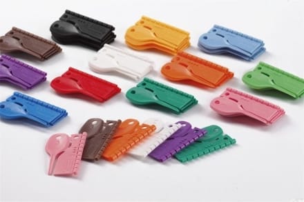 Plastic ring 3 mm (kanarie) - Wit - Vogelringen - Benodigdheden - Overig