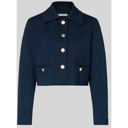 Regular fit korte blazer van viscosemix Model 'PUNTO'