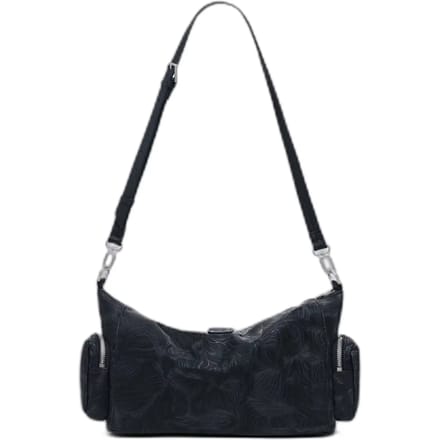 Desigual schoudertas handtas Moonstone Banaba Hand Bag Black zwart