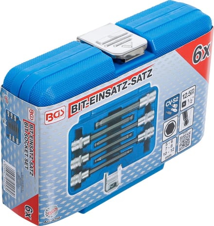 BGS Dopsleutelbitset 1/2 INBUS met kogelkop 5 - 12 mm 6 delig