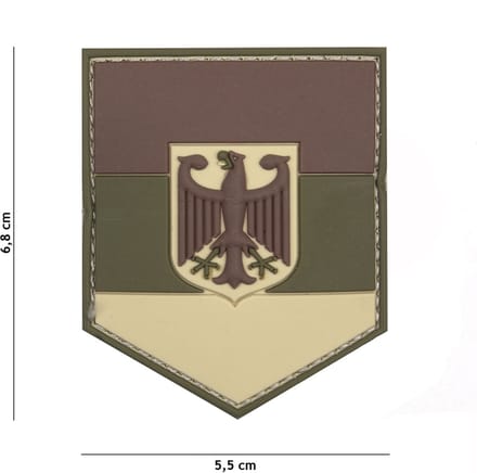 101 Inc Embleem 3D Pvc Duits Schild Multi  20038