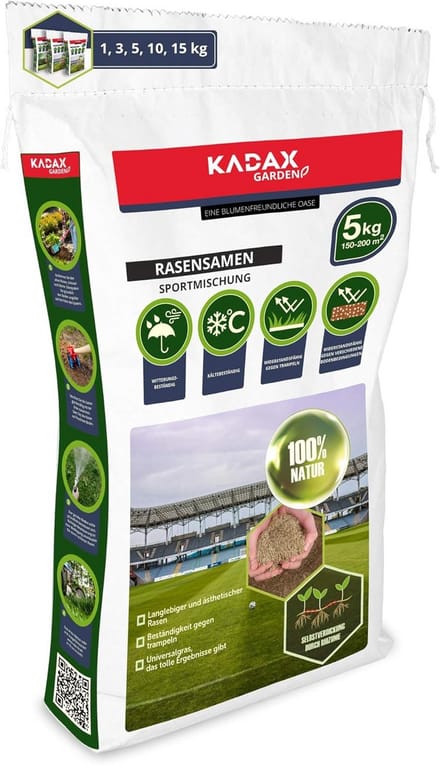 Sport & Speelgazon Zaadmix 200 m2 - Zeer Sterk en Beloopbaar Graszaad