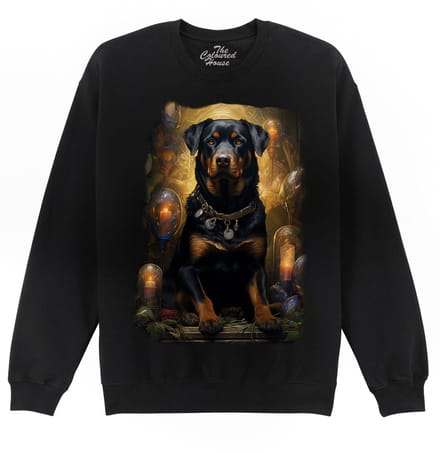 Rottweiler Portrait The Coloured House Sweater M