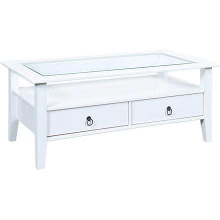 INTER LINK Salontafel (Wit, 115 x 60 x 45 cm)