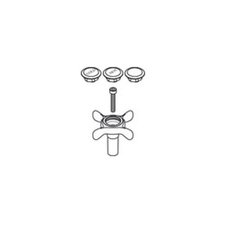 AXOR Montreux cross handle hot/cold, 16291830
