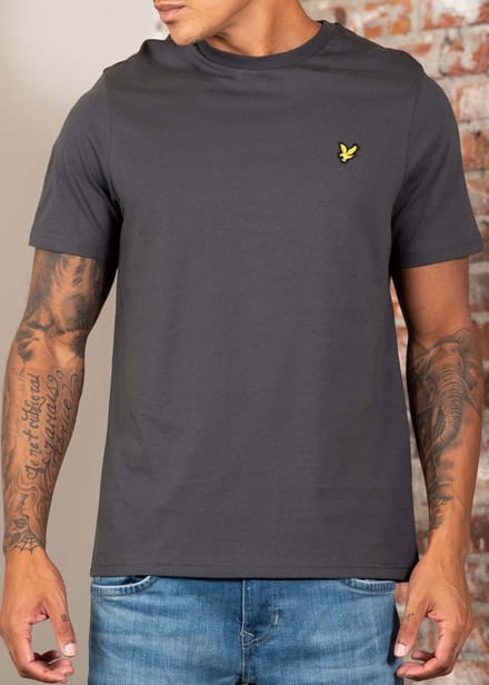 Lyle and Scott T-shirt Plain Grijs - Maat M - Heren