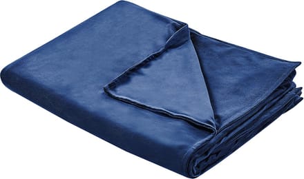 RHEA - Verzwaringsdeken hoes - Marineblauw - 135 x 200 cm - Polyester